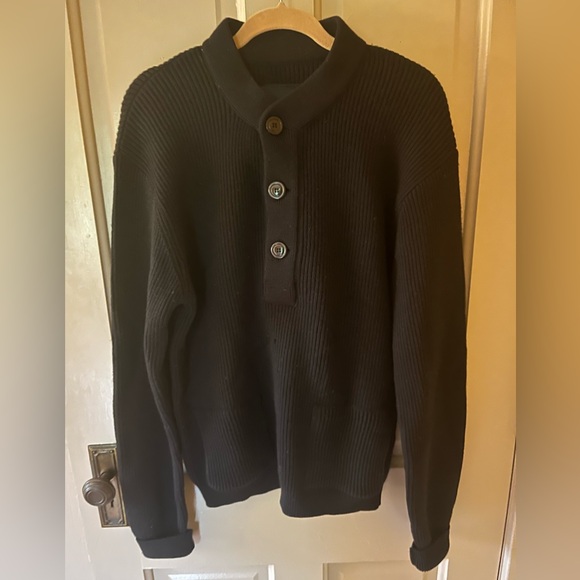 Rouges gallery 100% wool fisherman’s sweater - Picture 3 of 4